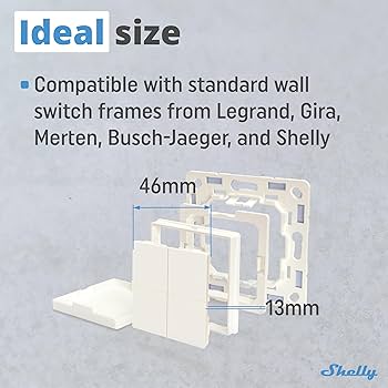 Shelly Wall Switch Adapter - Gira /Merten