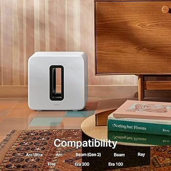 Sonos Sub Gen4 Wireless Smart Subwoofer - White