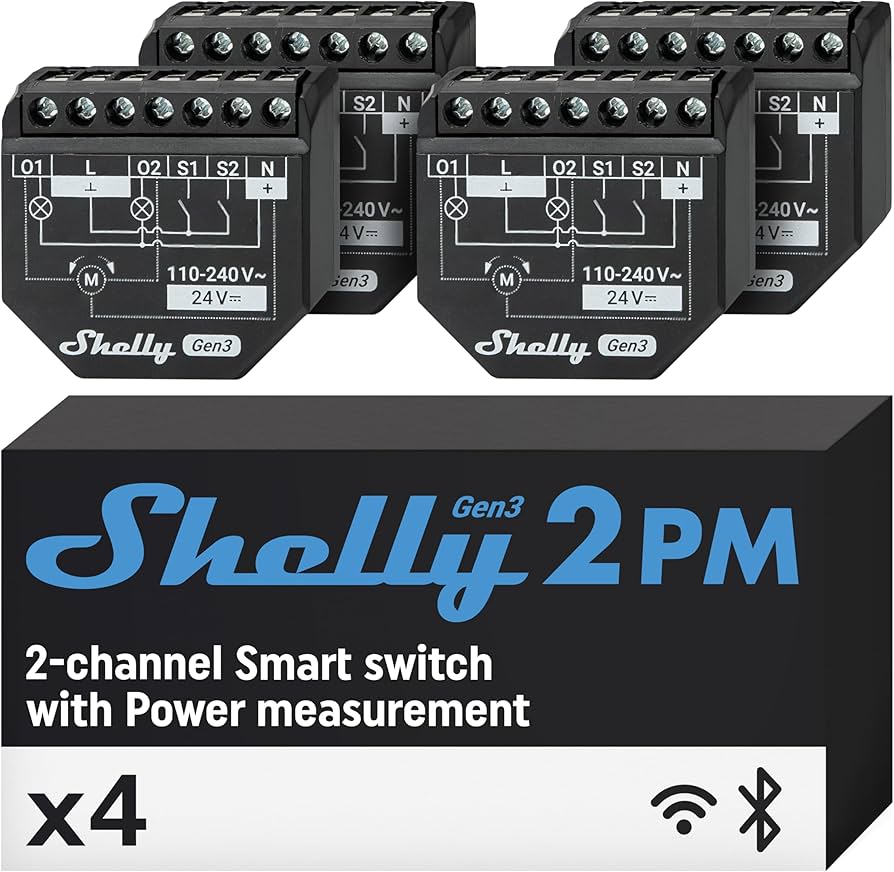Shelly 2PM GEN3 x4