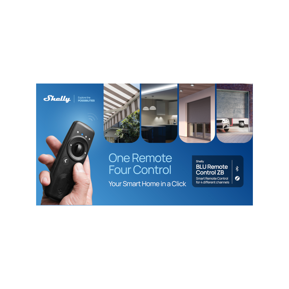 Shelly BLU Remote Control ZB Black