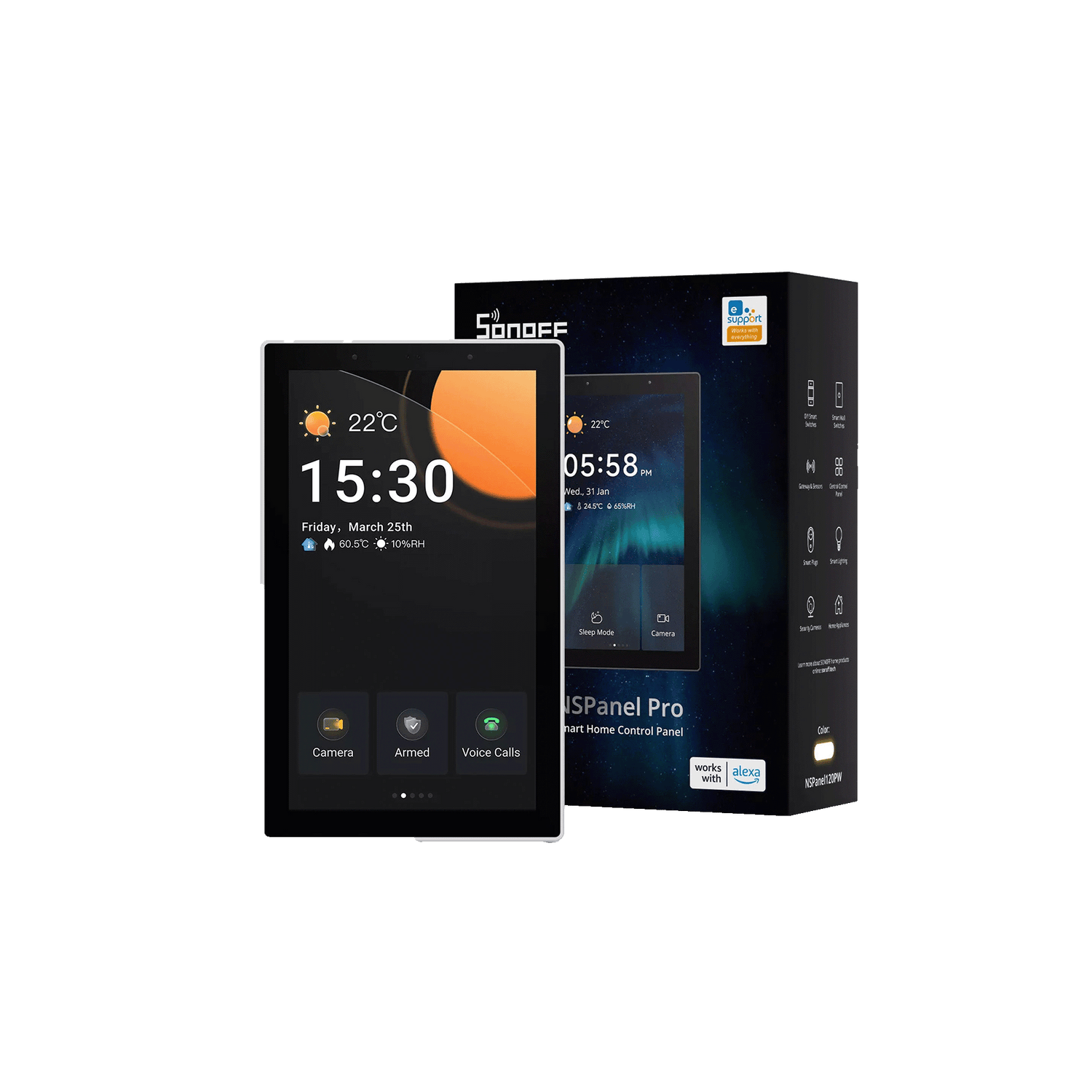 Sonoff NS Panel Pro Full Display for Smart Home Control White