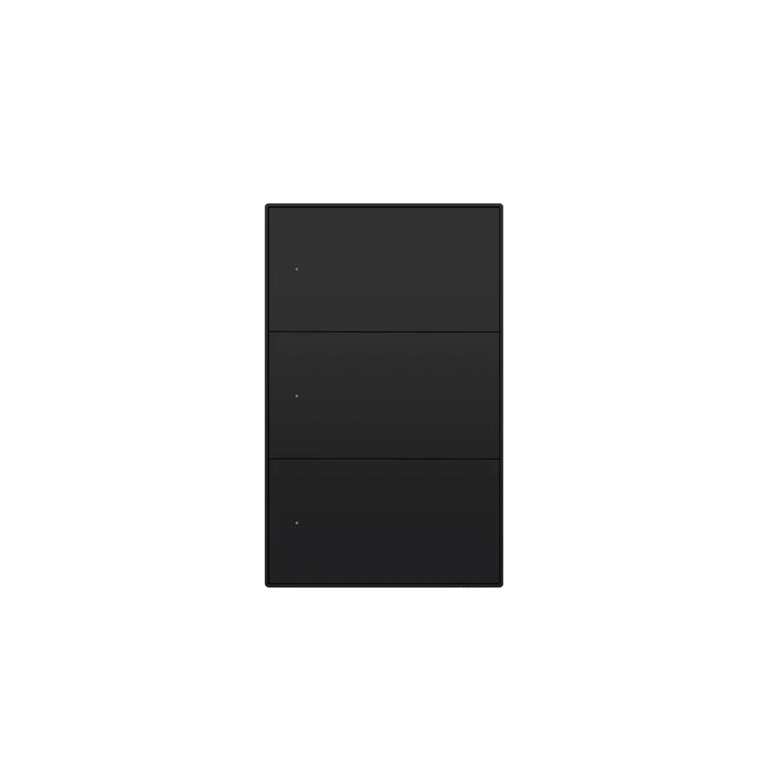 ZEMISmart US Touch Switch 2x4 PVC 3Channel Black (Matter WiFi)