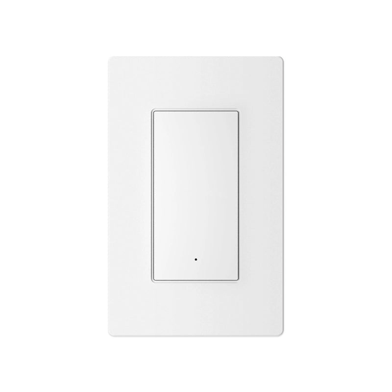 Zemismart US Push Switch 2x4 Aluminium 1Channel White (Tuya Zigbee)