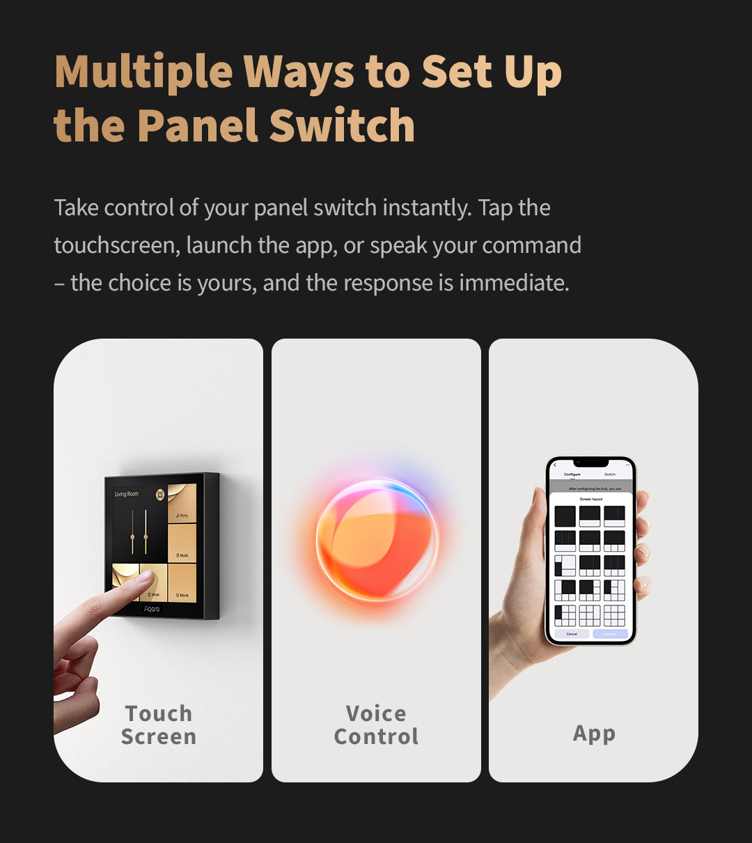 Aqara Panel Switch S100 Grey Color