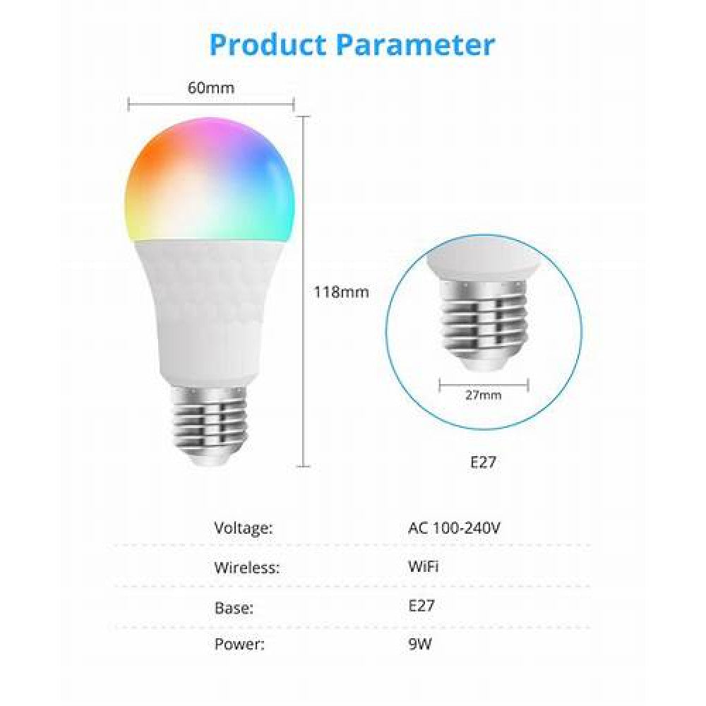 Zemismart LED Bulb 9W RGB-CCT 240V (Matter WiFi)