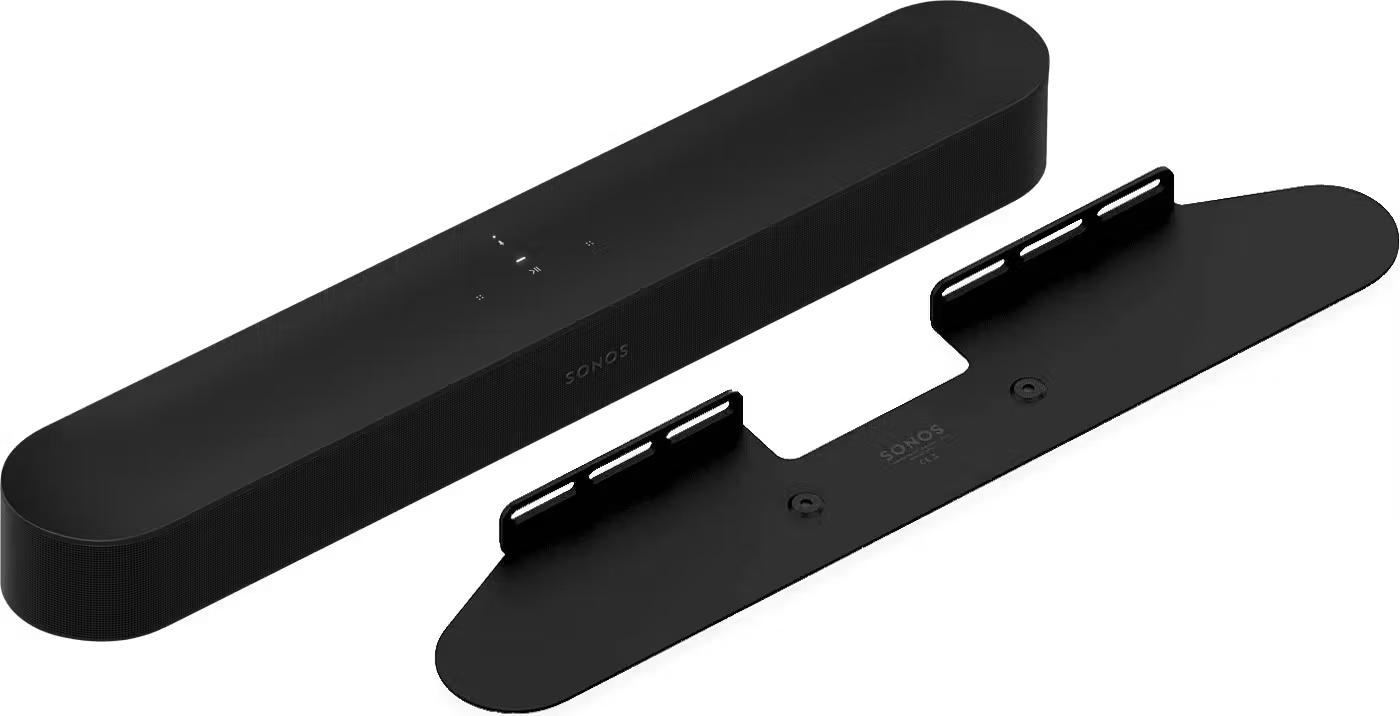 Sonos Wall Mount For Beam Soundbar - Black