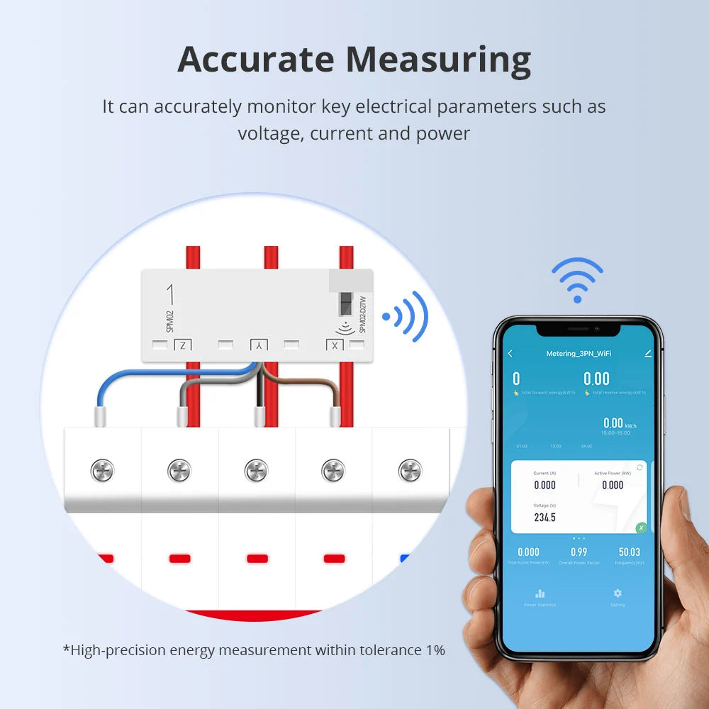 Zemismart Energy Meter 3Phase 65A (Tuya Zigbee)