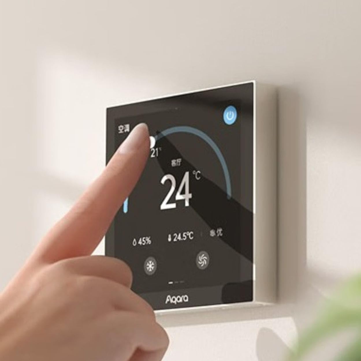 AQARA Thermostat W400 (FCU) Grey color