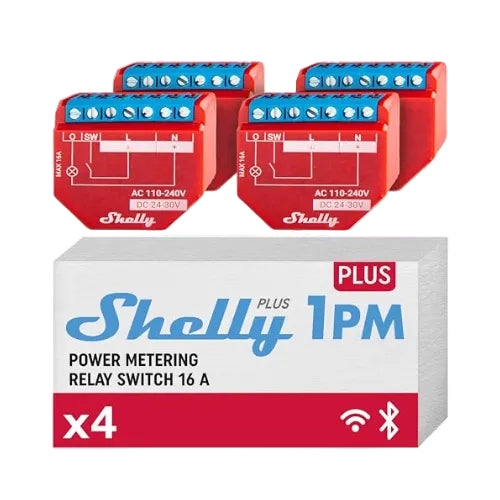 Shelly 1PM GEN3 x4