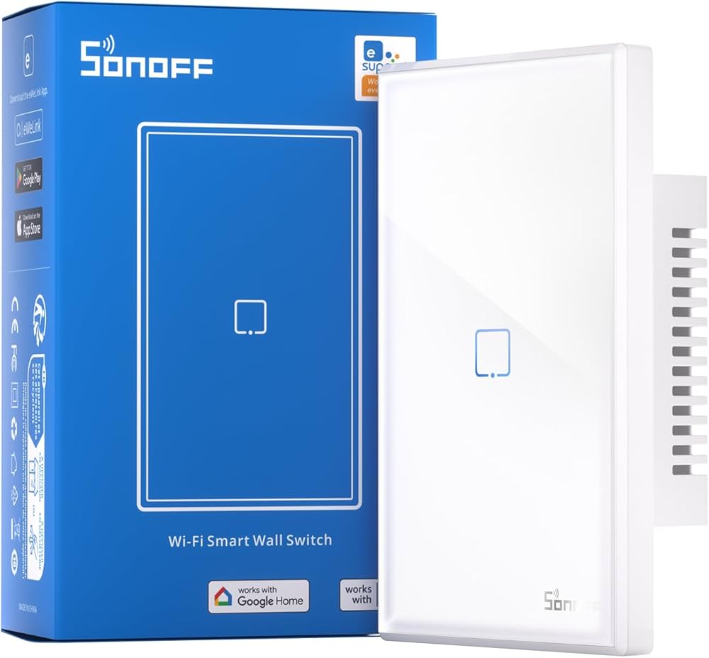 Sonoff Smart Light Switch 1Way Wi-Fi White