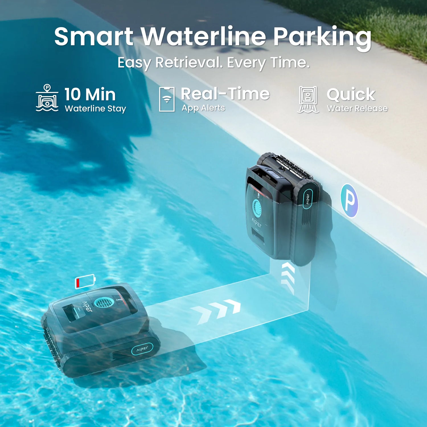 Aiper Scuba V3 AI Cordless Robotic Pool Cleaner