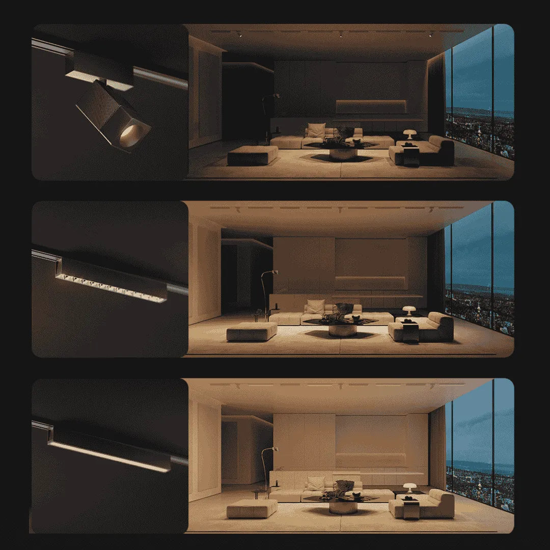 AQARA Ultra-Thin Surface-Mounted Track V1 (1meter White) 4Pack