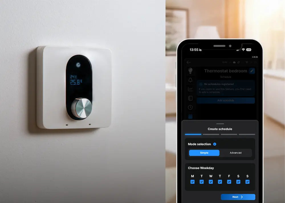 Shelly LinkedGo Smart Floor Heating Thermostat