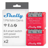 Shelly 1PM Mini GEN4 2-Pack