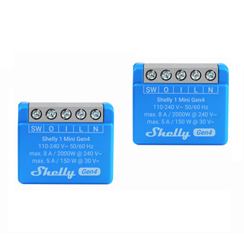 Shelly 1 Mini GEN4 2-Pack