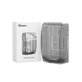 Clear waterproof box with Sonoff branding on a white background