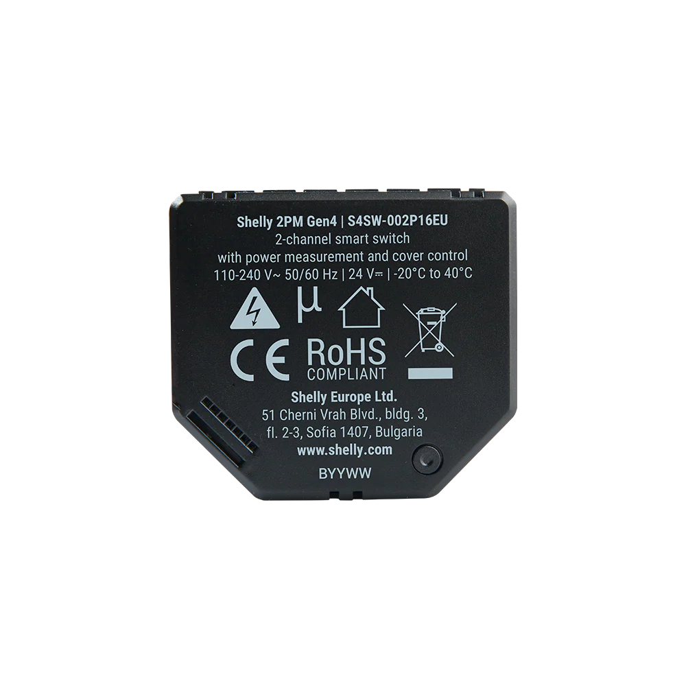 Shelly 2PM GEN4 4-Pack