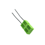 Green Shelly bypass for Dimmer with two black wires on a transparent background