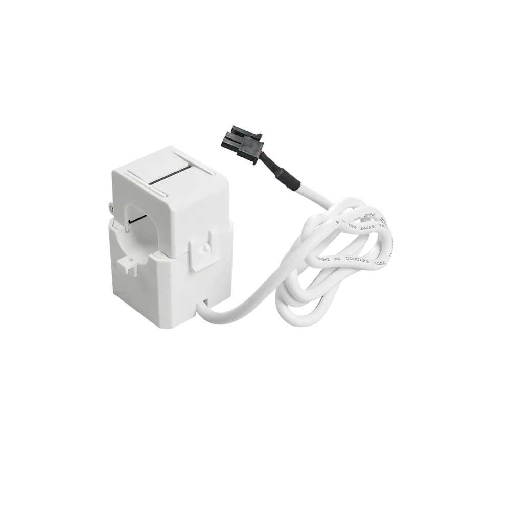 Shelly Clamps for 120A for Pro3EM which is a White electrical switch with a cable and '120A' rating on a white background