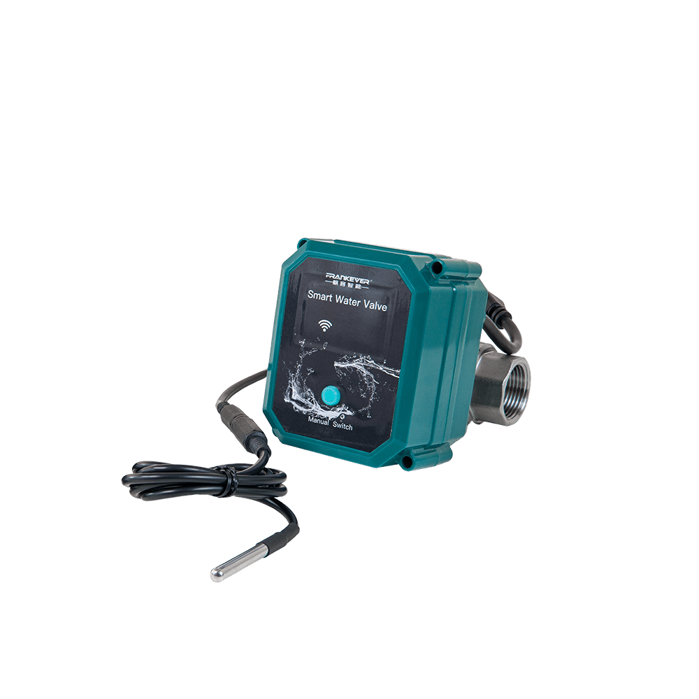 Smart water valve on a transparent background