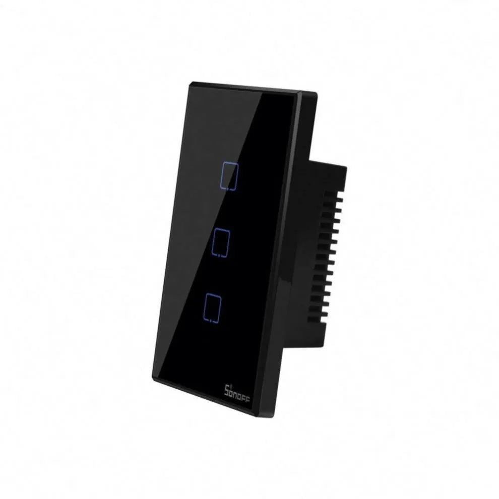 Sonoff Light Switch Black 3CH WiFi RF