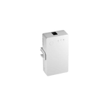 White electronic device on a white background
