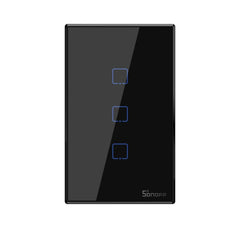 Sonoff Light Switch Black 3CH WiFi RF