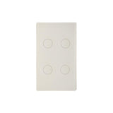 Zemismart US Touch Switch 2x4 PVC 4Channel White (Matter WiFi)