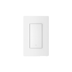 Zemismart US Push Switch 2x4 PVC 1Channel White (Matter WiFi)