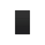 Zemismart US Push Switch 2x4 Aluminium 3Channel Black (Matter WiFi)