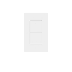 Zemismart US Push Switch 2x4 PVC 2Channel White (Matter WiFi)