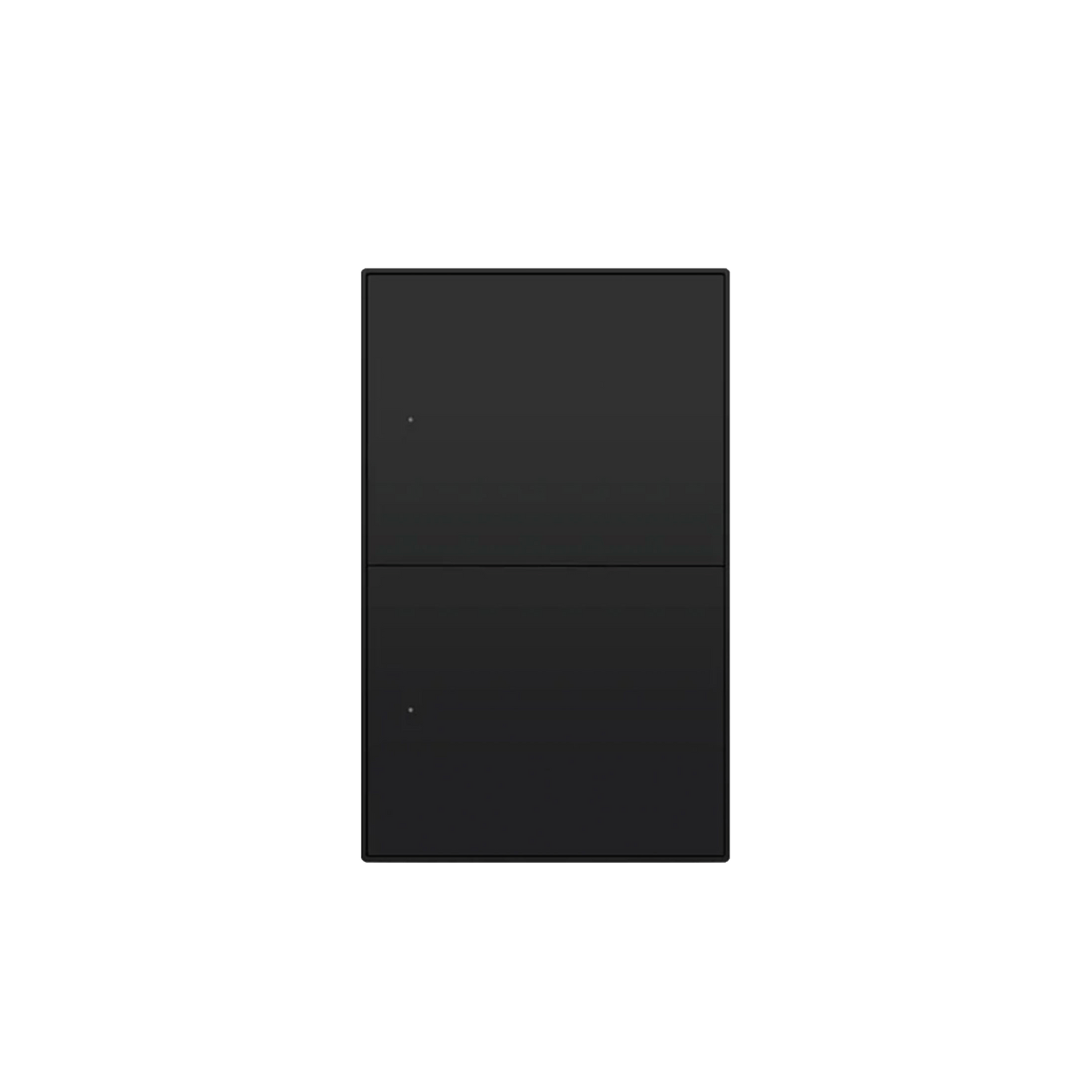ZEMISmart US Touch Switch 2x4 PVC 2Channel Black (Matter WiFi)