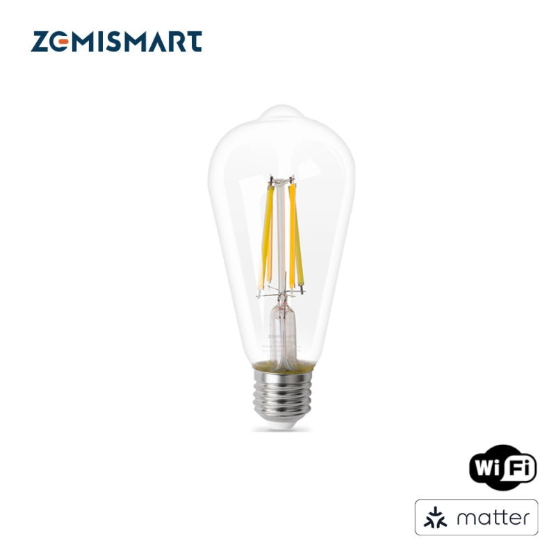 ZEMISmart LED Filament Bulb 7W E27 (Matter WiFi)