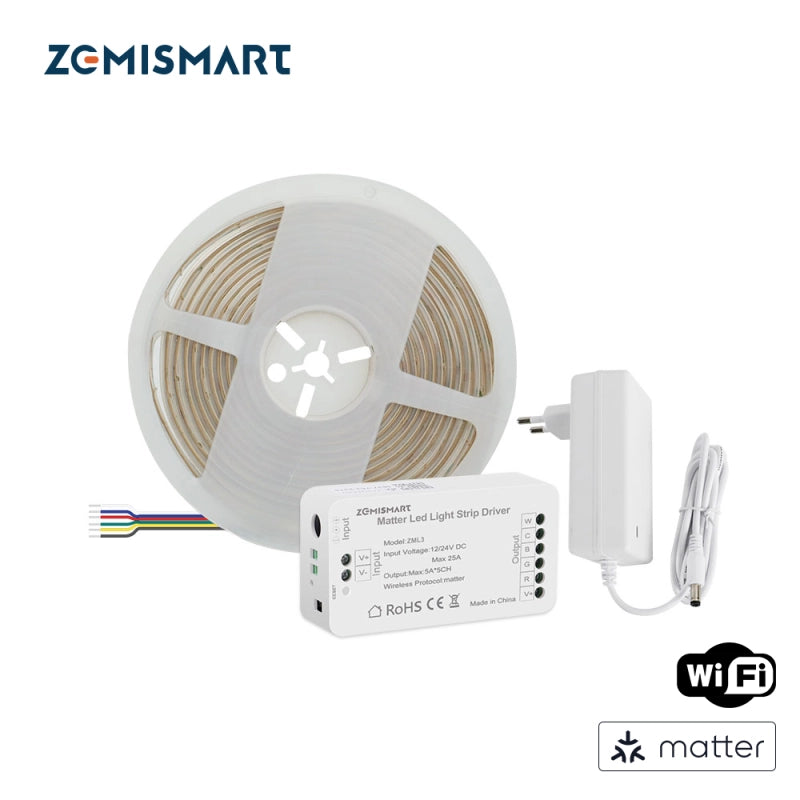 ZEMISmart LED Strip 5Meter RGB Cool-White (Tuya Zigbee)