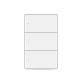 Zemismart US Push Switch 2x4 Aluminium 3Channel White (Tuya Zigbee)