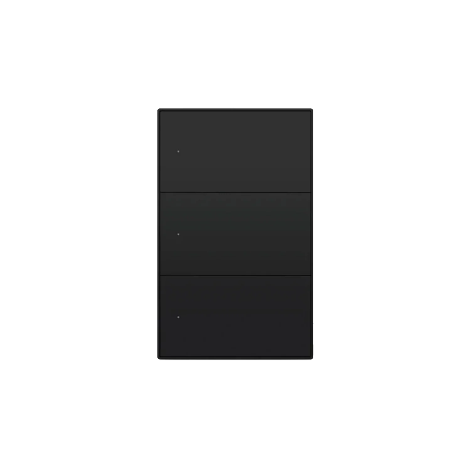 Zemismart US Push Switch 2x4 Aluminium 3Channel Black (Tuya Zigbee)