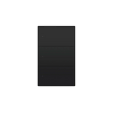 Zemismart US Push Switch 2x4 Aluminium 3Channel Black (Tuya Zigbee)