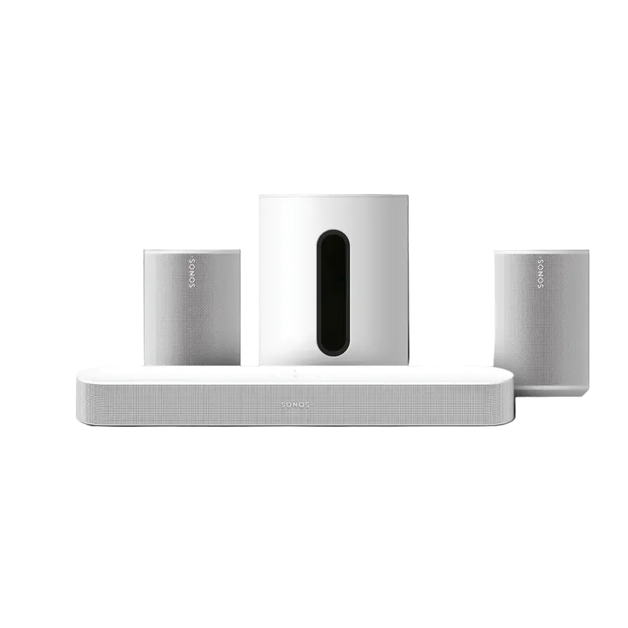 Sonos Immersive Set Beam (Gen2), Sub Mini. 2 x ERA 100 SL