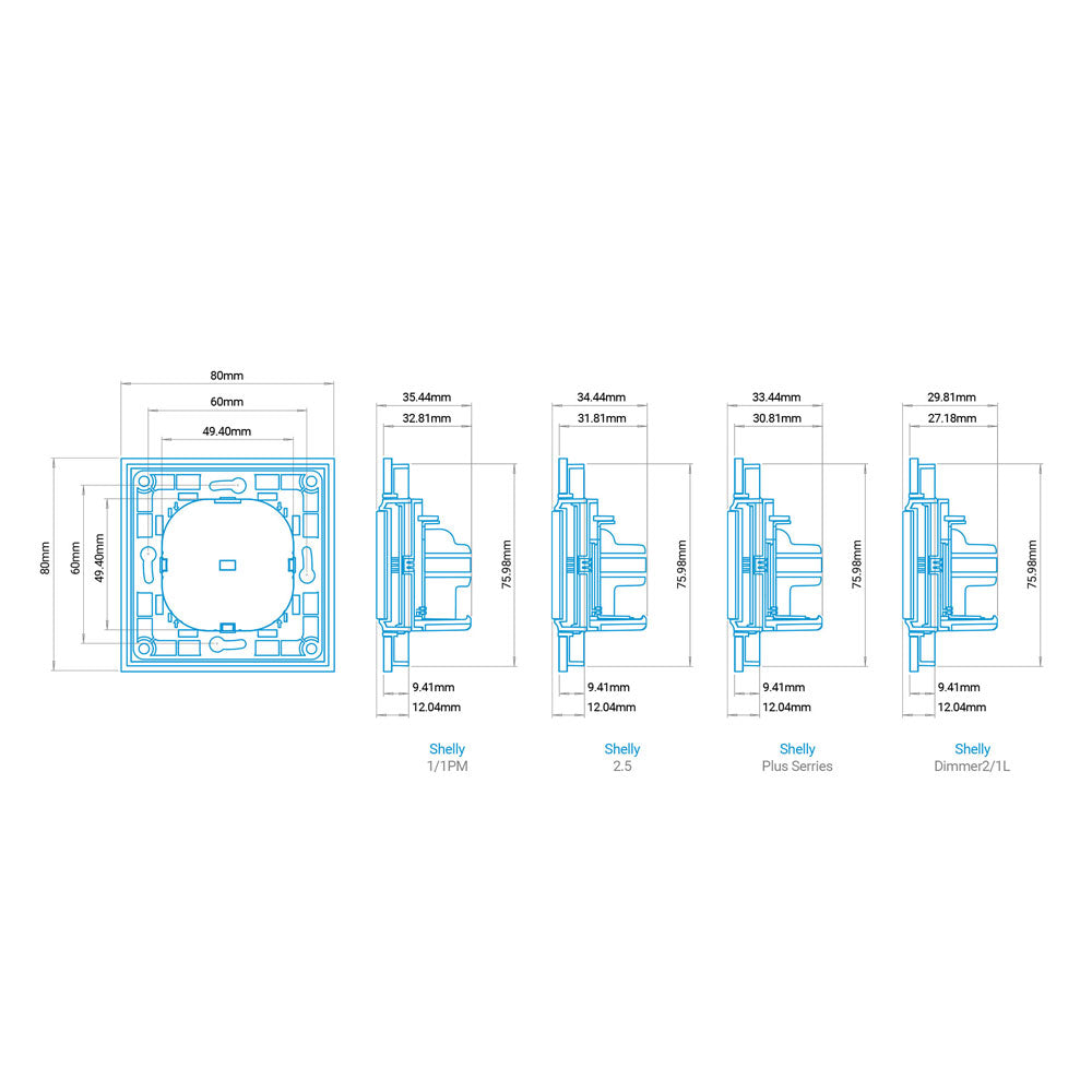 Shelly Wall Switch 1 - White