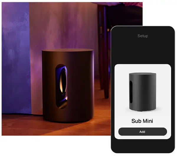 Sonos Sub Mini Smart Subwoofer - Black (S37)