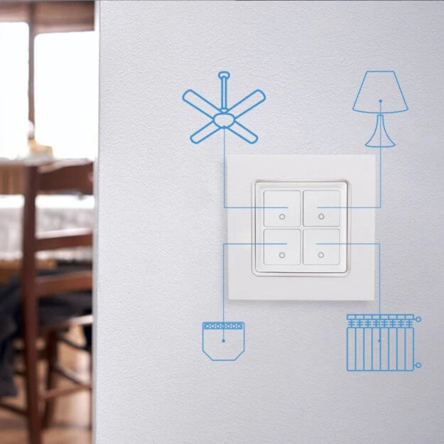 Shelly Wall Switch 4 - White