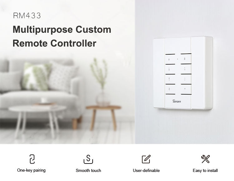 Sonoff RM433 8CH Afstandbeheerder