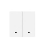Zemismart Push Wireless Switch 3x3 PVC 2Channel White (Tuya Zigbee)