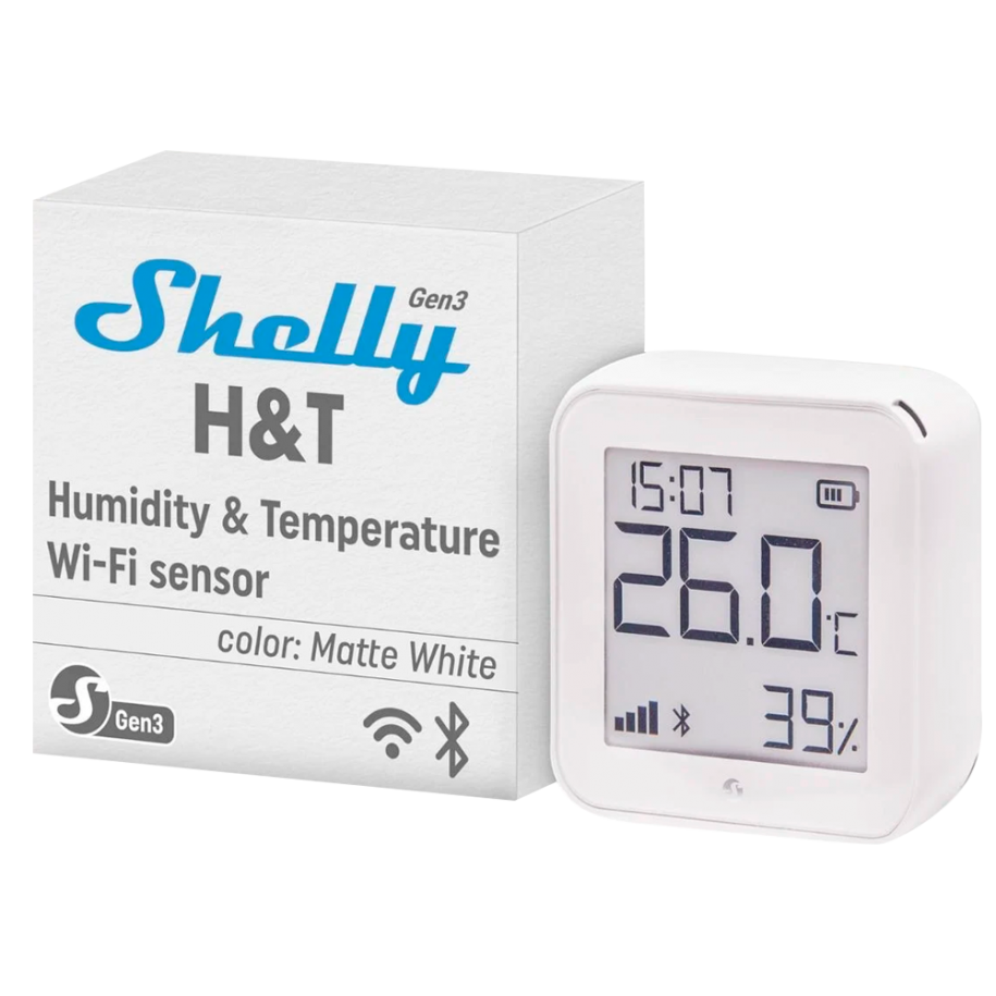 Shelly H&T Gen 3 Matte White